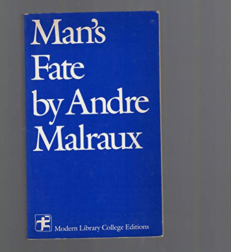 MAN'S FATE (LA CONDITION HUMAINE) B000KNZXWW Book Cover
