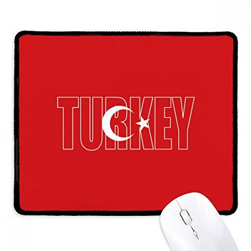 Mousepad gaming de Turquía antideslizante con bordes cosidos negros para PC
