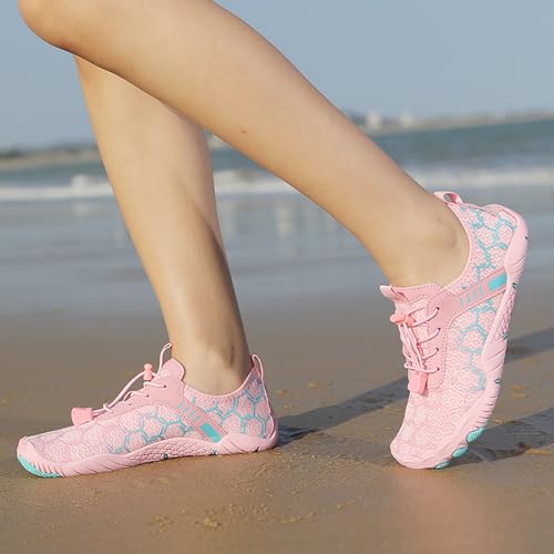 Image of Hike Barefoot Shoes for Women Men, Pro Barefoot Shoe with Wide Toe Box for Hiking, Walking, Swimming, Non-Slip Breathable Lightweight Water Shoes Unisex