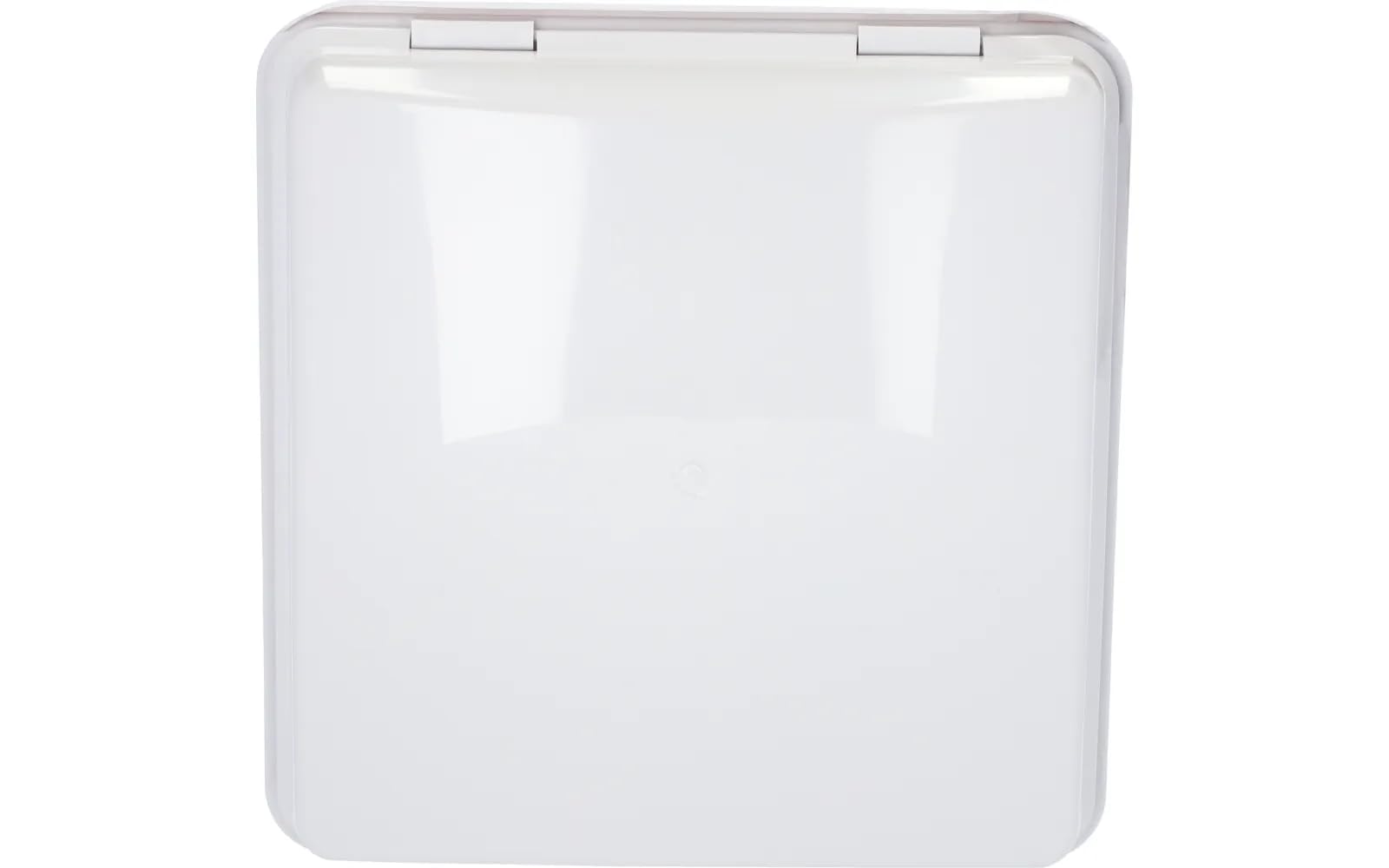 BERGER Turbo Vent | Claraboya con Ventilador 12V para Caravana y Autocaravana (28x28 cm), Extractor de Techo Silencioso para Baño y Cocina, Ventana Camper con Mosquitera, Blanco (Espesor hasta 80mm)