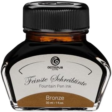 Atrament do pióra wiecznego w praktycznej butelce do wielokrotnego napełniania, atrament do kaligrafii w kolorze czerwonym, 250 ml