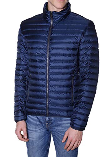 Veste de moto pour homme et femme Evoga bleue trajet urbain décontracté taille S