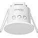 Produktbild Oktaplex Noa Präsenzmelder Decke 360 Grad 24GHz IP65 Radar Bewegungsmelder 6m Anwesenheitssensor Badezimmer geeignet Unterputz flach weiß 230V