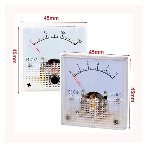 Voltmètre de panneau pour contrôle de tension DC 91C4 analogique - 2