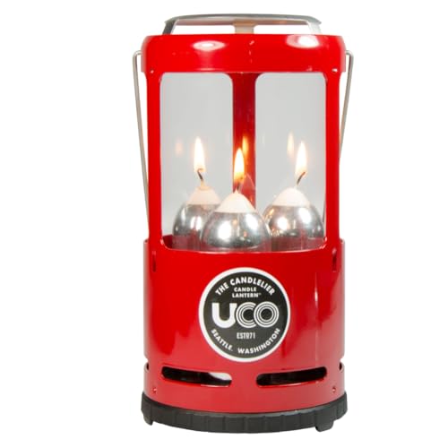 Candlelier Lantern Painted - Red