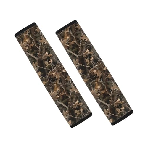 Image of AFPANQZ Seat Belt Cover for Women Adults 2 Packs Comfortable Driving Shoulder Protectors Branch Pattern Car Safety Seatbelt Pads Soft Comfort Cushion Car Seats Accessories Decor