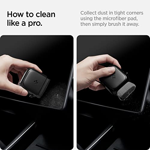 Miniatura 2 de Limpiador De Pantalla Spigen Ez Slide Brush Diseñado Para Tesla Cleaner Y Todas Las Pantallas, Teléfonos, Computadoras Portátiles, Tabletas, Autos Ev, No Necesita Solución