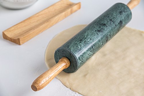 Fox Run Marble Rolling Pin and Base, Green 2.5 x 18 x 3 inches by Fox Run - Image 6