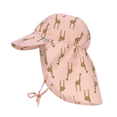 Lässig Chapeau de Protection Solaire Combinaison de Soleil, Girafe Rose, 3 Ans Mixte Enfant Cover