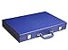 19-inch Premium Backgammon Set - Large Size - Indigo Blue Board, White and Navy Blue Points