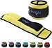 Yes4All Set of 2 Ankle/Wrist Weight Neoprene – Comfort Fit with Adjustable Strap - Perfect for Walking, Fitness, Cardio Exercise (4 lbs, Yellow)