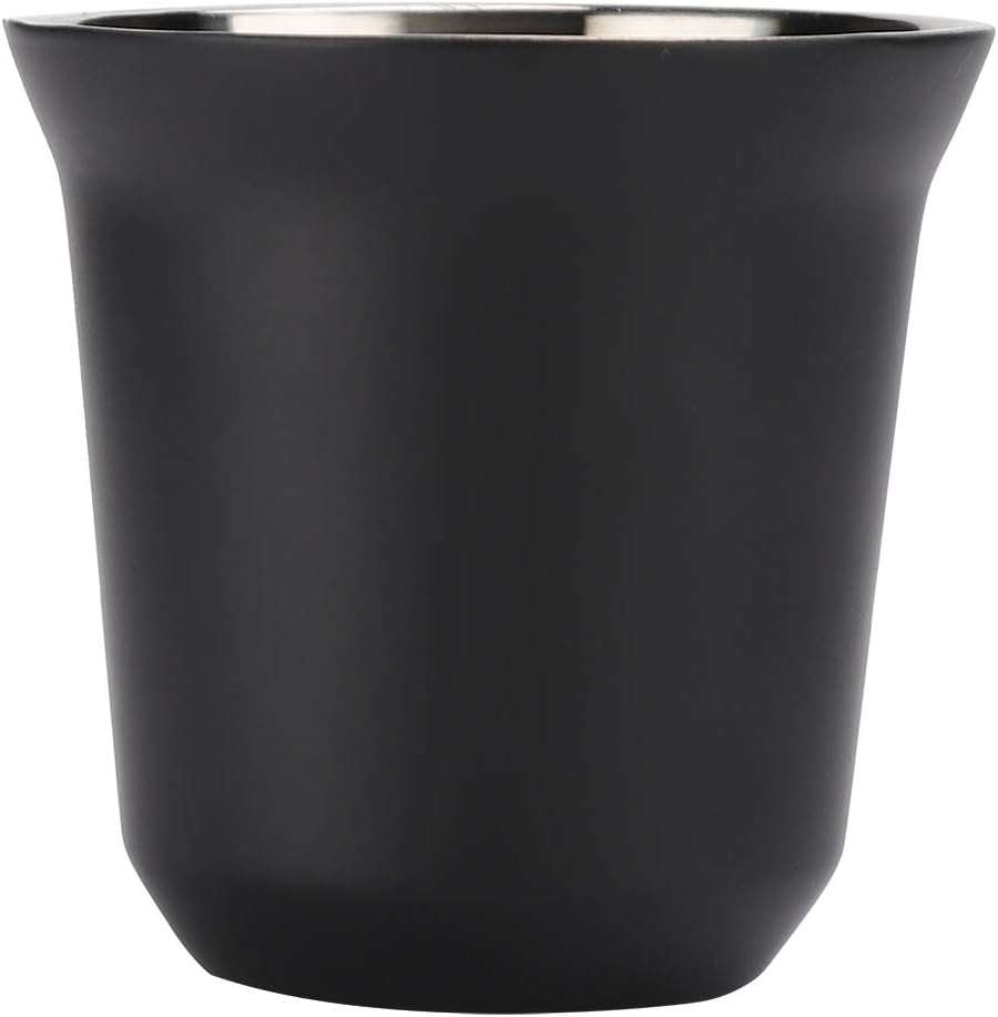 Stainless Steel Double Layer Coffee Cup, Heat Retention (#2)