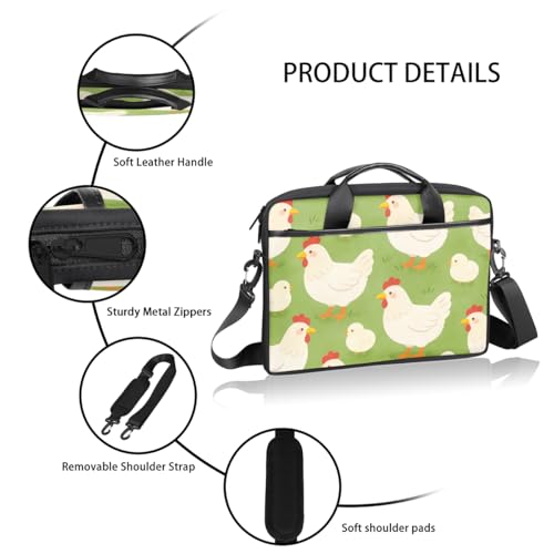 Bolsa maletín para laptop unisex 14-15 pulgadas miniatura 4