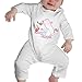 Produktbild Baby Jungen & Mädchen Body Nashorn, Regenbogen-Einhorn, Einteiler, Langarm