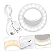 NUOBESTY Portable Selfie Light Led Circle Light for Computer Live Streaming Fill Finest Craftsmanship Beauty Photography Video