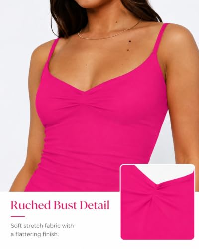 Image of Two Piece Skirt Set Women Maxi Long Skirt and Top Outfit | Soft stretchy 5 pc, slim bodycon, adjustable spaghetti straps, ruched crop tank, elastic waist, going out, beach vacation