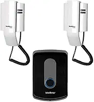 Kit Porteiro Intelbras IPR 8010 com 02 Monofone Interno para Atendimento