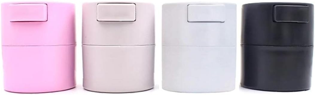 Storage Can Eyelash Glue Storage Tank Sealed Leakproof Jar Container Grafting Eyelash Supplies White: Kitchen & Dining