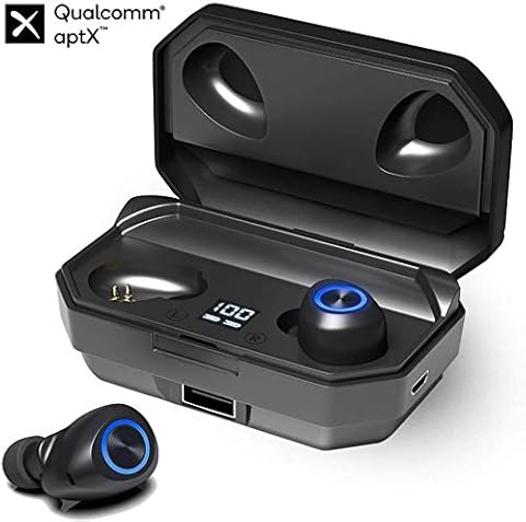 144 Hours Playtime Wireless Earphones, Bluetooth 5.0 Wireless Earbuds, TWS in-Ear Earbuds, Bluetooth earphones with Charging Case(Built-in Mic, 3D Stereo)