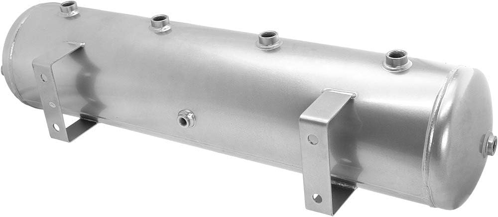 Vixen Air Suspension Kit for Truck/Car Bag/Air Ride/Spring. On Board System- Dual 200psi Compressor, 5 Gallon Tank. For Boat Lift,Towing,Lowering,Load Leveling,Bags,Onboard Train Horn VXO4852GDBF