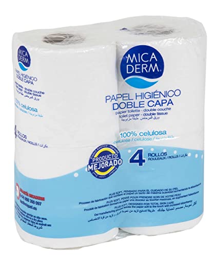 Marca Blanca - Micaderm Papel Higiénico, 4 rollos
