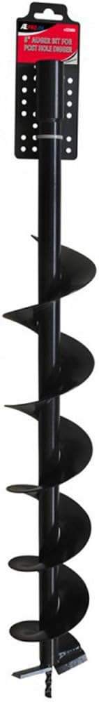 Voyager Tools 8" Auger Bit Post Hole Digger Replacement Auger Bit Construction Equipment