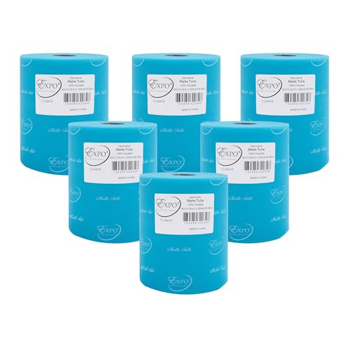 Expo International Value Pack of Decorative Matte Rolls/Spools of 6