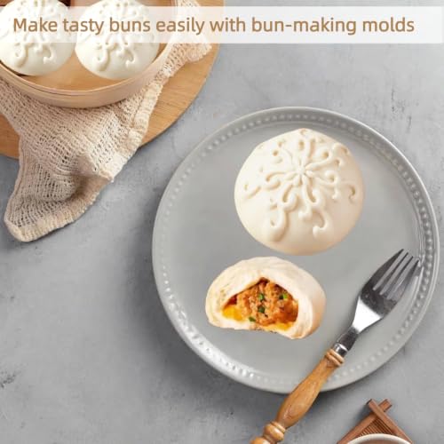 Image of Wooden Bao Bun Maker | Handcrafted, Food-Grade Hardwood, Multi-Purpose, Ergonomic Handle, Non-Stick Surface