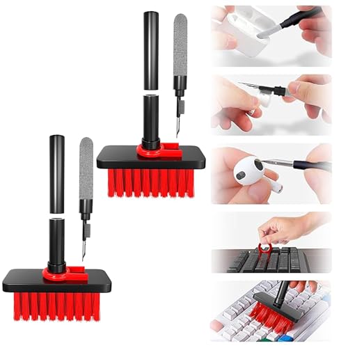 Sounce Cleaning Soft Brush Keyboard Cleaner 5-in-1 Multi-Function...