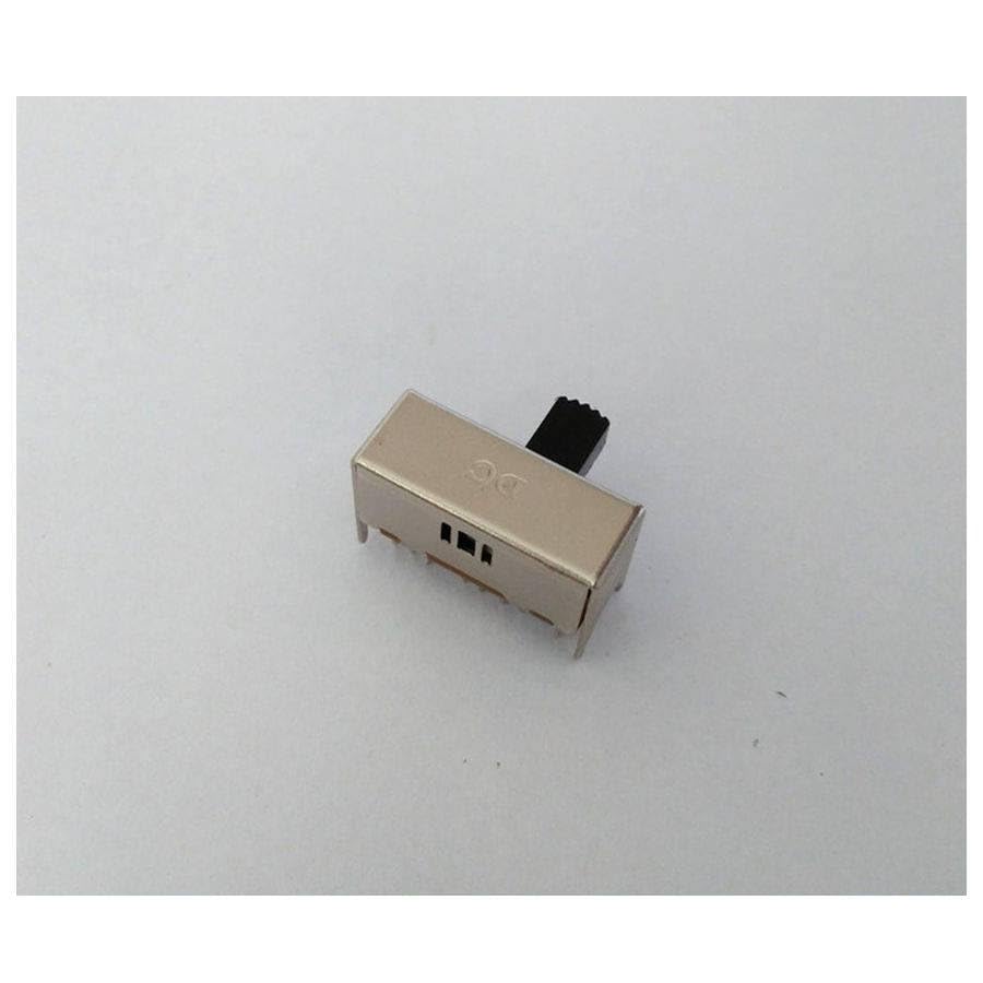 Generic 10 Pcs Panel PCB 16 Pin 3 Position 4P3T Mini Slide Switch Side Knob 0.5A 50V DC