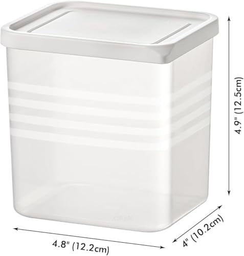Image of Fridge Storage Containers, Storage Box for Kitchen, Refrigerator Organizer Containers, Kitchen Accessories Items for Home, Fridge Storage Boxes (Pack of 6, 1200Ml)