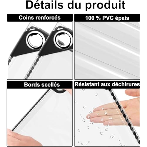 Bâche imperméable de protection extérieure durable haute densité - 4