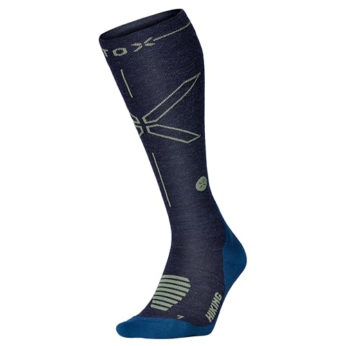 Ineepor Merino Kompressionsstrümpfe - 2 Paar Wander Socken | 15-20 MmHg