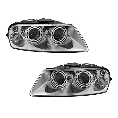 Xenon Scheinwerfer Set links & rechts Hauptscheinwerfer Frontscheinwerfer D1S/H7 ohne Lampenträger für Model Touareg 7LA 7L6 7L7