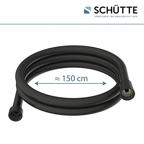 SCHÜTTE Duschschlauch 1,5m | Brauseschlauch mit Verdrehschutz Dusche mit 150cm Länge aus Kunststoff… – Ansicht 4