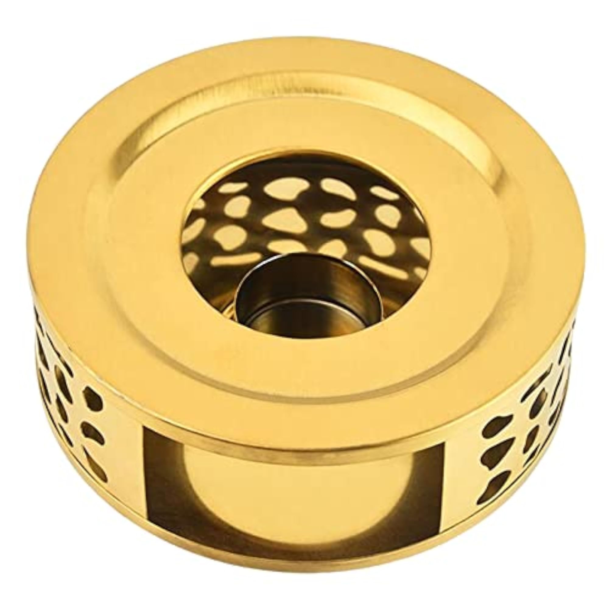 SDR Circular Tea Teapot Warmer with Stainless Steel Base