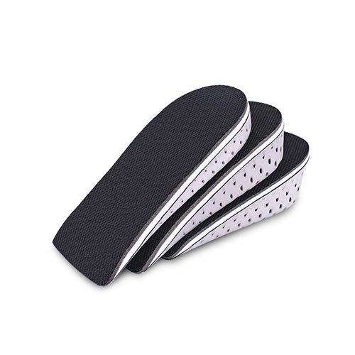 ESPFREE Plantillas Aumento de altura Inserto de zapata Soporte de arco Elevadores de calzado Elevador Inserciones de elevación de talón para hombres y mujeres (M (3.2 CM))