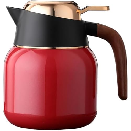 AKILER�T�[���X�ۉ��|�b�g��e�ʑ��|�b�g�R�[�q�[�P�g���e�B�[�Z�b�g�����{�^�����@�r�􂢂₷���ۗ�Z���~�b�N���C�i�[�e�B�[�|�b�g���F (1000ml,���b�h)