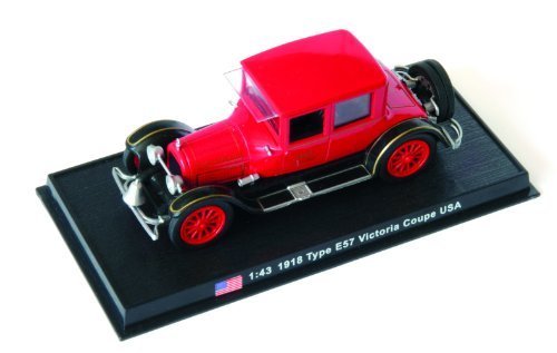 Type E57 Victoria Coupe - 1918 diecast 1:43 fire Truck Model (Amercom SF-50)