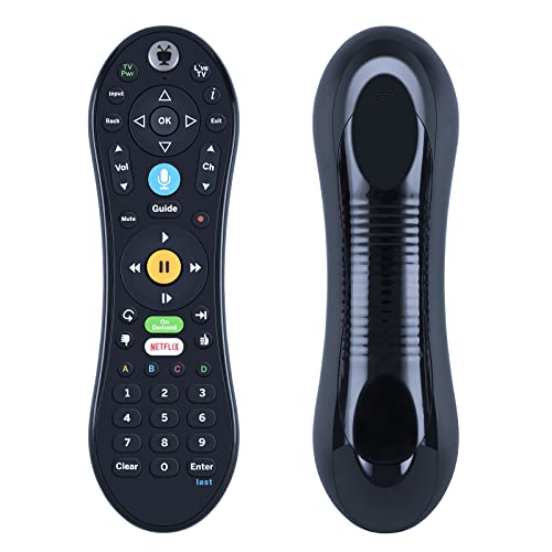 PZL Voice Replacement Remote Control for TiVo Edge, Bolt, Roamio Plus & Pro Series, Mini VOX DVR, for TiVo S6A URC-R37022DA00