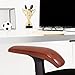 MAGICLULU Wooden Office Chair Arm Pads Replacement Cushions for Desk Chairs Comfortable Armrest Covers for Office Workers Pregnant Women Elderly and Classic Design Protective Armrest Pads