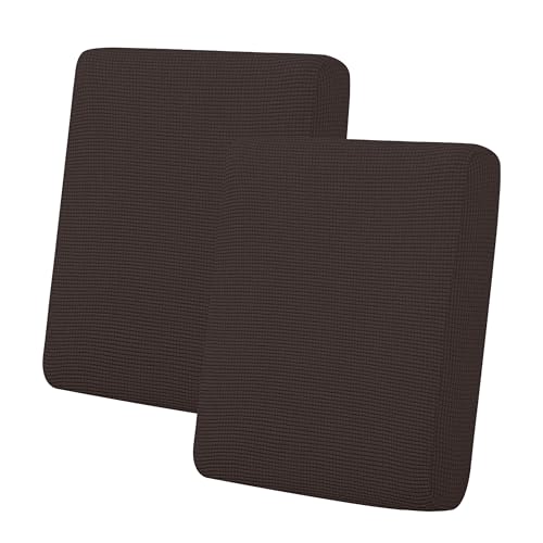 Image of Easy-Going Stretch 2 Pieces Loveseat Couch Cushion Cover for 2 Seat