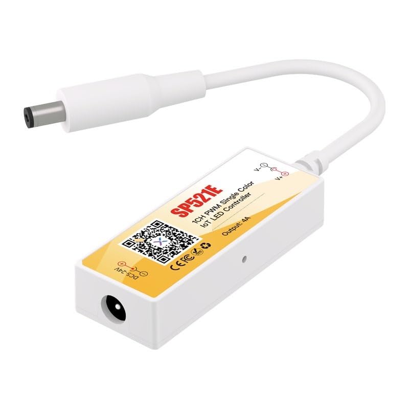 Contrôleur LED monocanal SP521E monocolore gradateur ruban LED 12V 24V