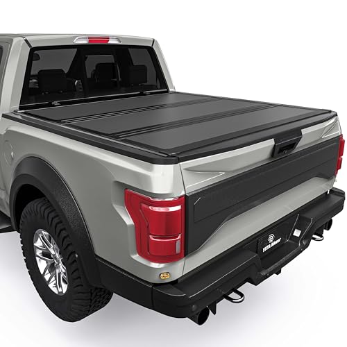 YITAMOTOR Low-Profile Hard Tri-Fold Truck Bed Tonneau Cover Compatible with Ford F-150 F150