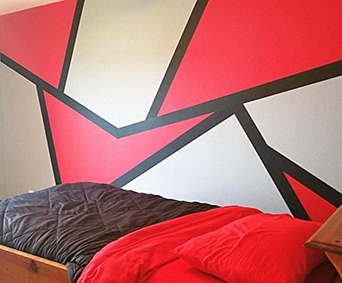 10 metri di carta da parati autoadesiva nera bordo...