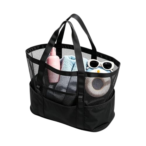 Beach Tote Bag 9-Pocket Foldable Large Waterproof Pouch