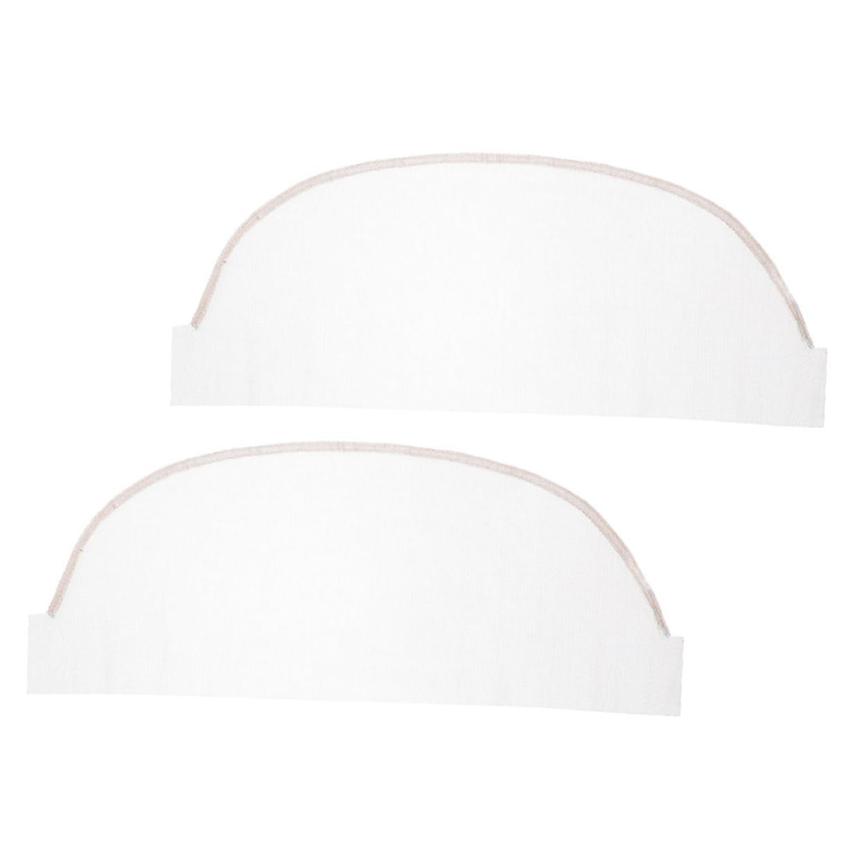 IWOWHERO 2pcs Wig Closure Base Lace for Wig Making Frontal Lace Net Soft Comfortable