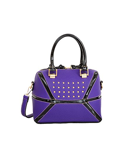 Mellow World Fashion Daffi Collapsible Mini Satchel, Purple, One Size