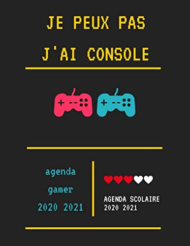 Télécharger agenda gamer 2020 2021: agenda scolaire 2020 2021 semainier Francais PDF