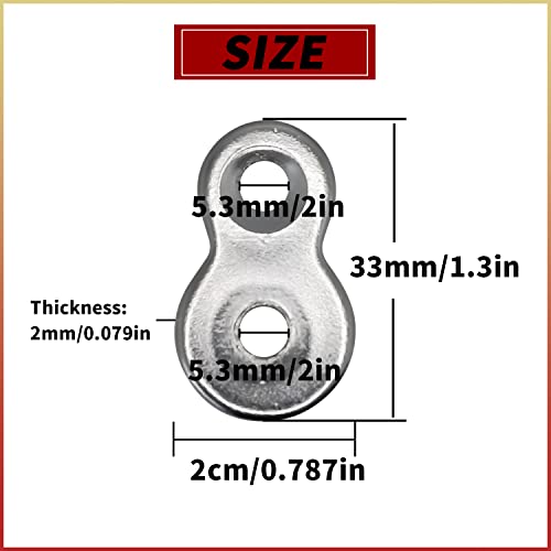 48 Pcs Figure 8 Fastener Steel,Table Top Fasteners - Heavy Duty Hardware Desk Top Fastener,12 Gauge Steel,Table Top Connector Desk Top Fasteners Clip,Silver #TOP1